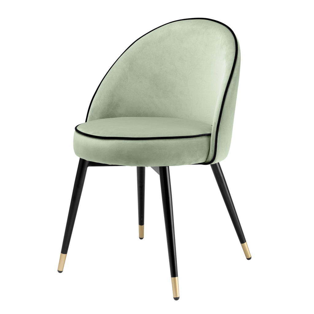 Eichholtz Eetkamerstoel Cooper (Set van 2) - Savona Pistache Green