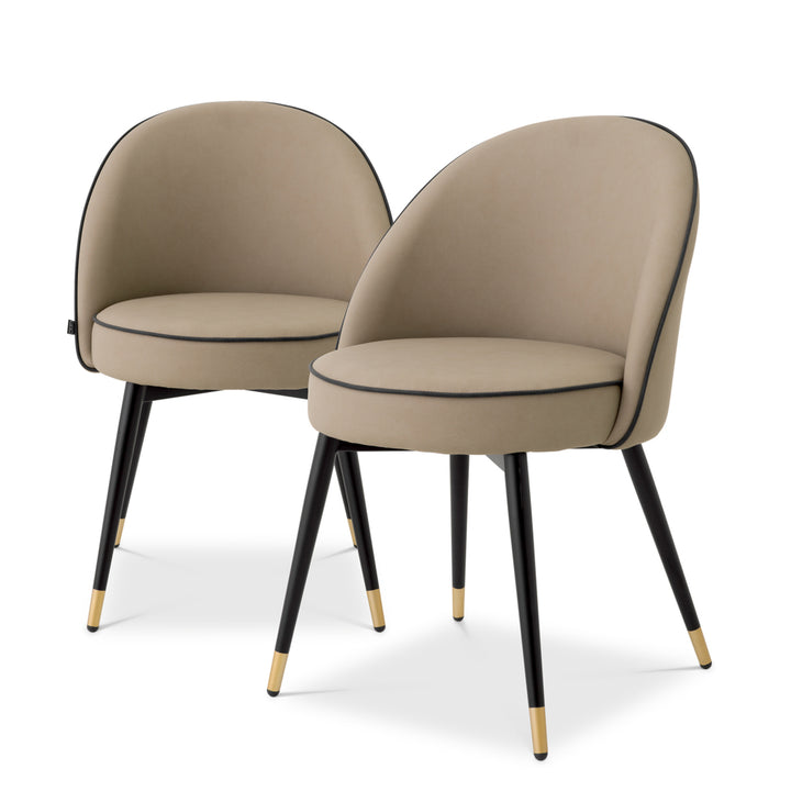 Eichholtz Dining Chair Cooper Beige (Set of 2)