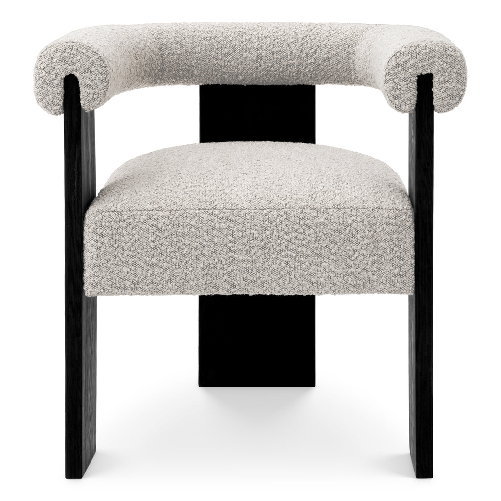 Eichholtz Eetkamerstoel Percy - Boucl√© Grey