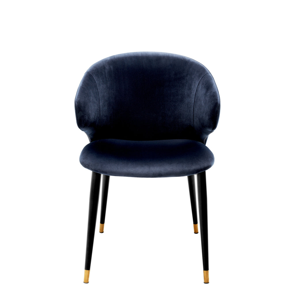 Eichholtz Eetkamerstoel Volante - Savona Midnight Blue
