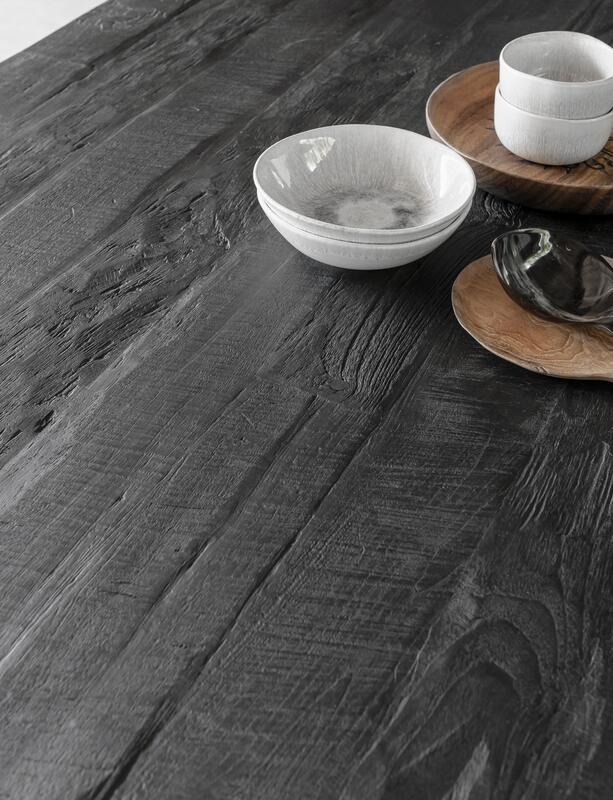 DTP Home Dining table Timeless Black Beam 250 cm