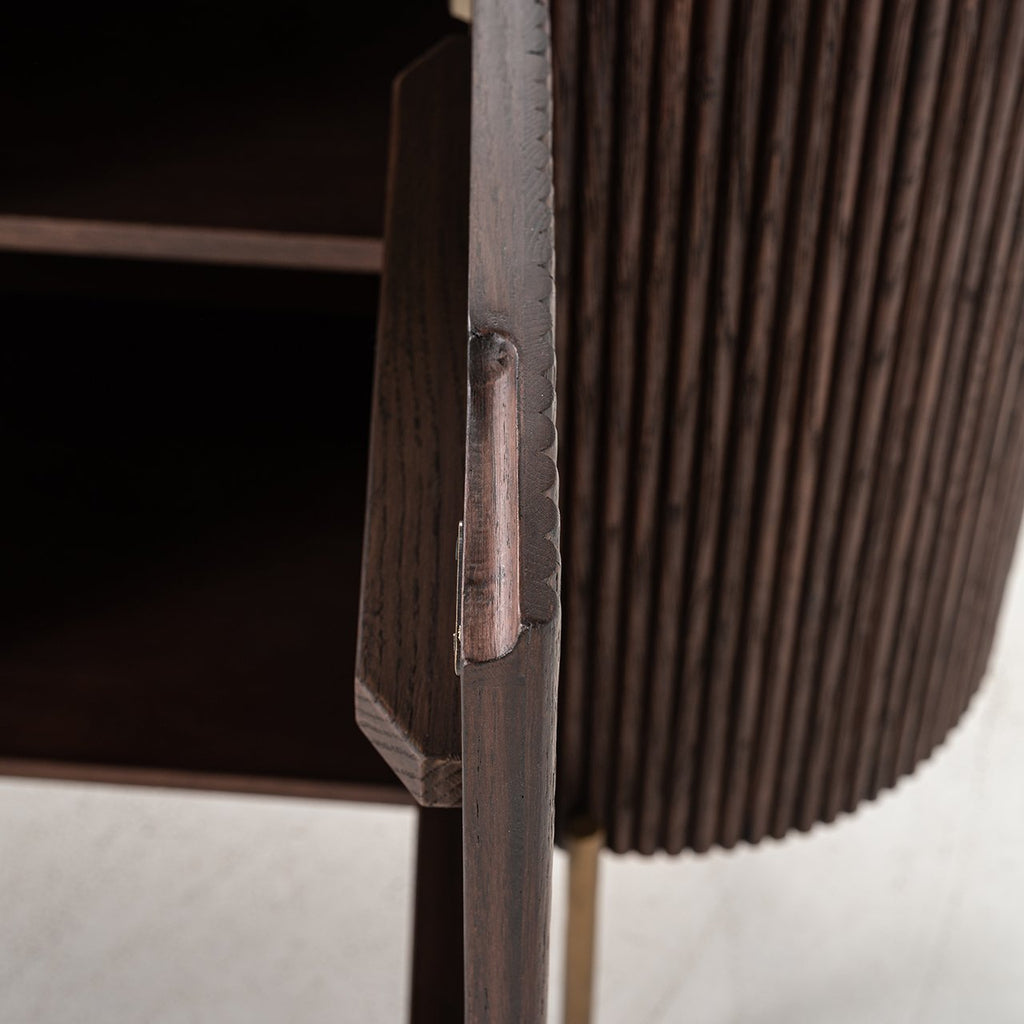 Barkley 3-door sideboard (Brushed Gold)