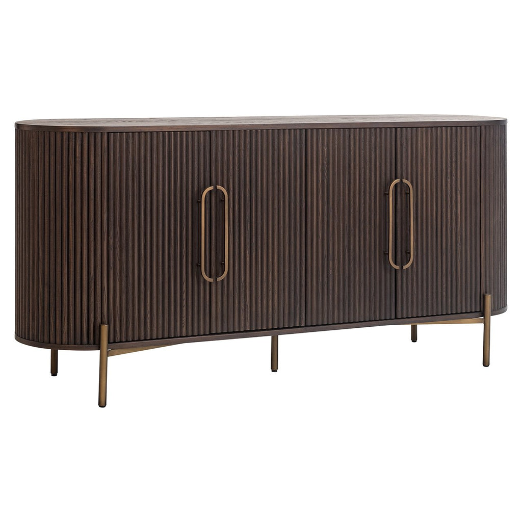 Richmond Interiors Dressoir Luxor 4-Deurs Bruin