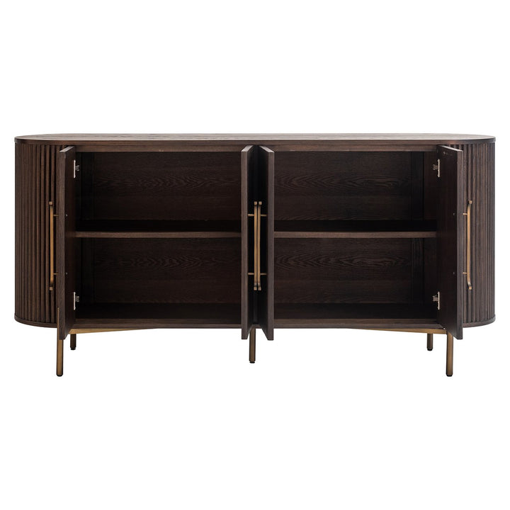 Richmond Interiors Dressoir Luxor 4-Deurs Bruin