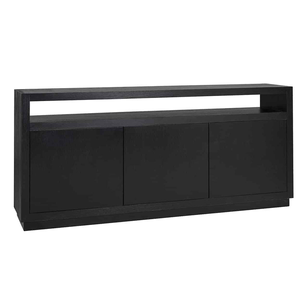 Oakura 3-door sideboard (Black)