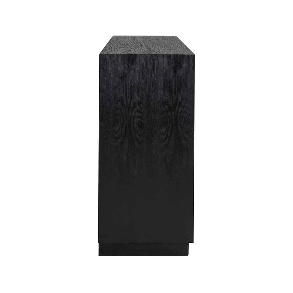 Oakura 3-door sideboard (Black)