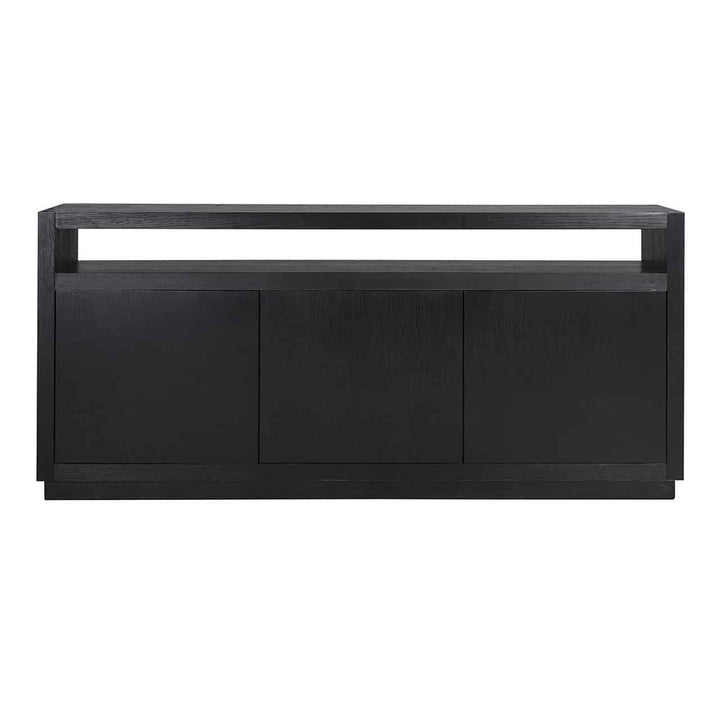 Oakura 3-door sideboard (Black)