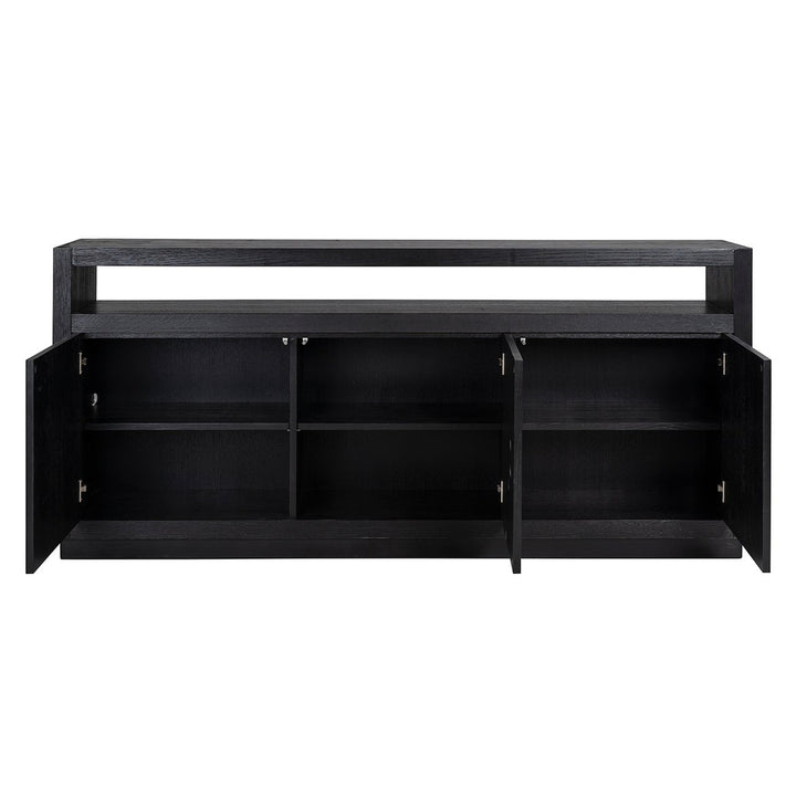 Oakura 3-door sideboard (Black)