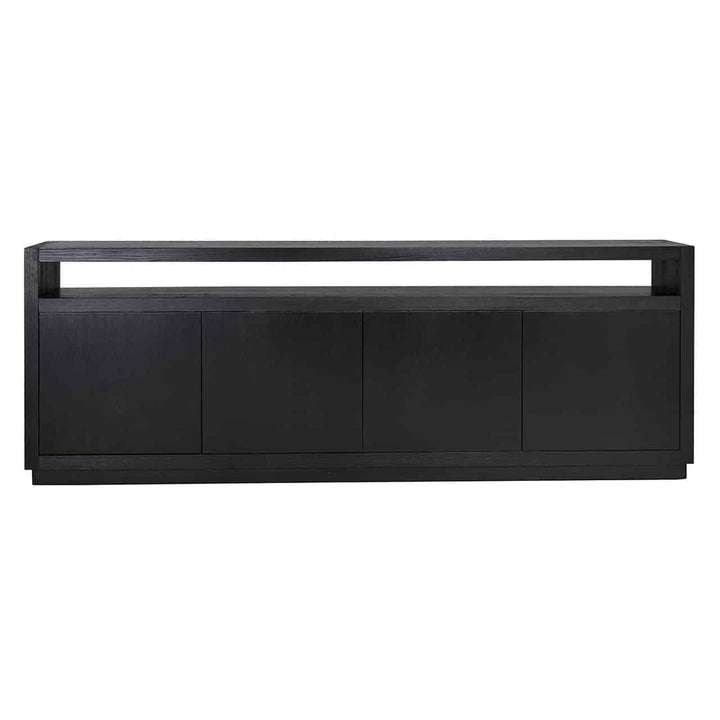 Oakura 4-door sideboard (Black)