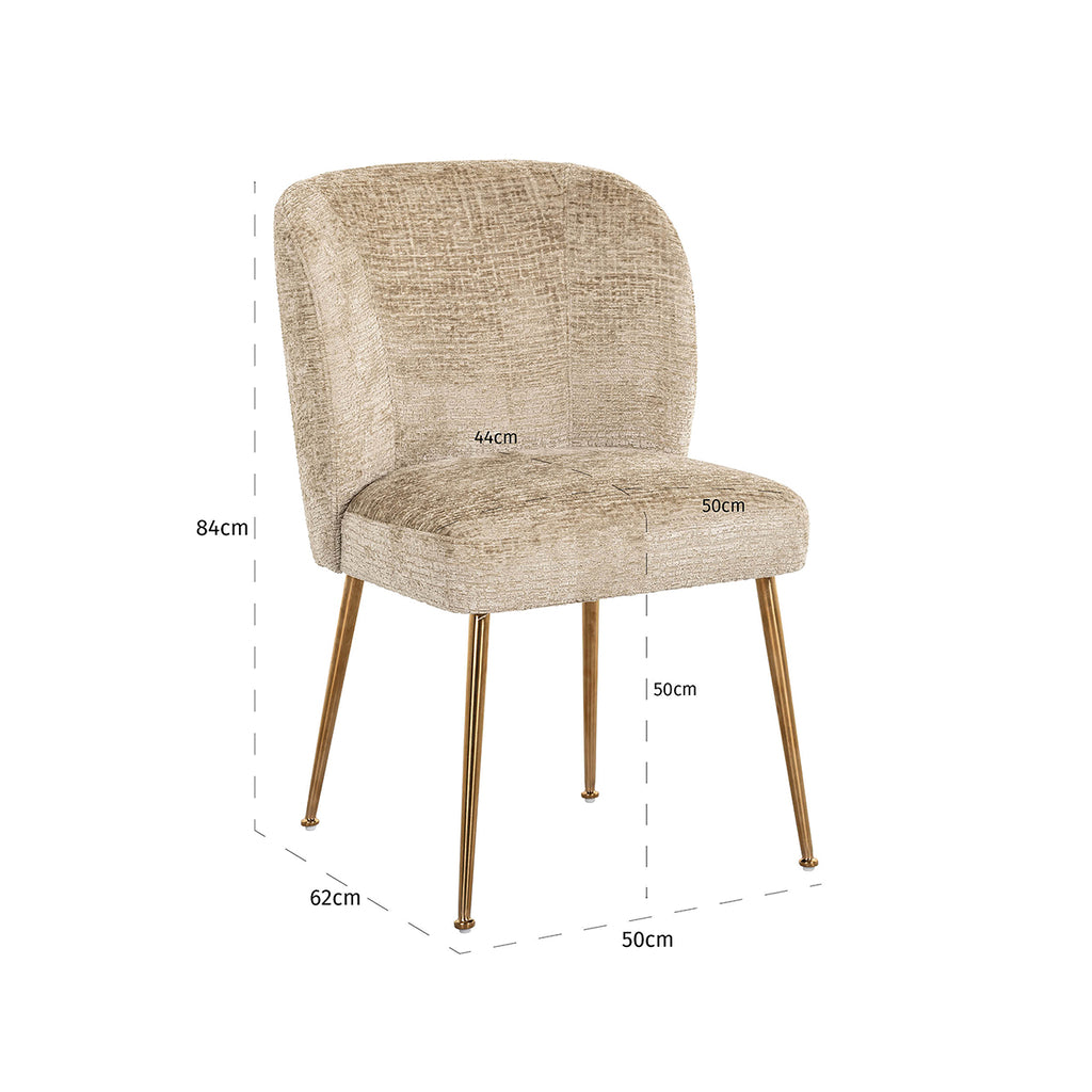Dining chair Cannon desert fusion (Fusion 109 desert)