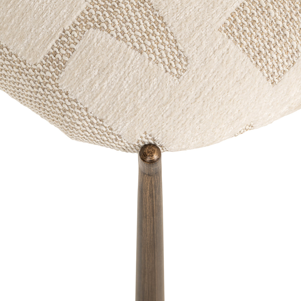 Esszimmerstühle Lana beige graffic (2er-Set) (Beige graffic)