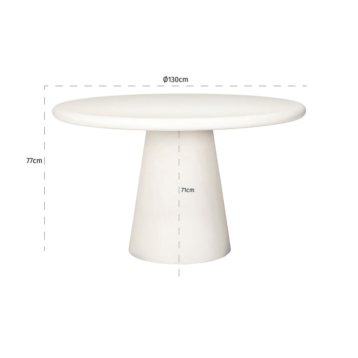 Dining table Bloomstone (White)