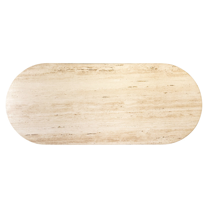 Richmond Interiors Ovaler Esstisch La Cantera – 240 cm Beige