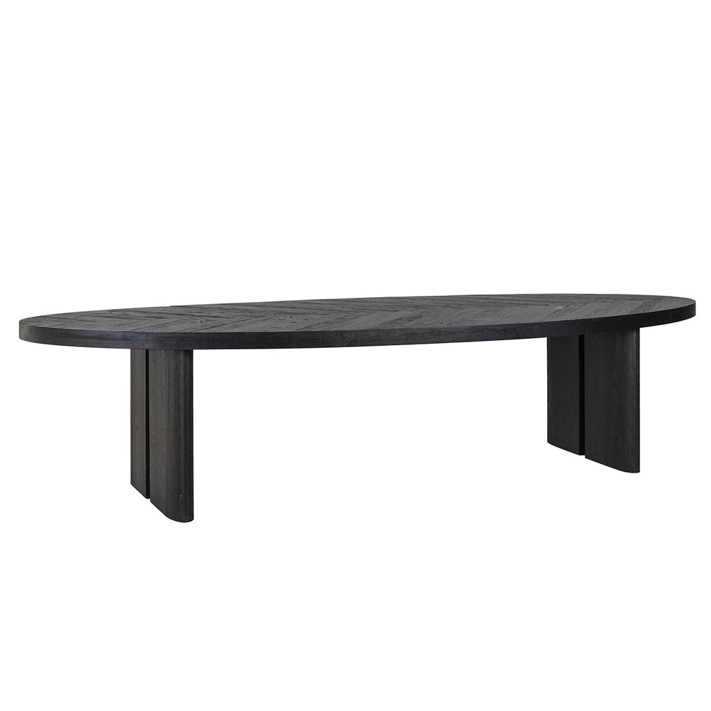 Dining table Lilly 330 oval (Dark coffee)