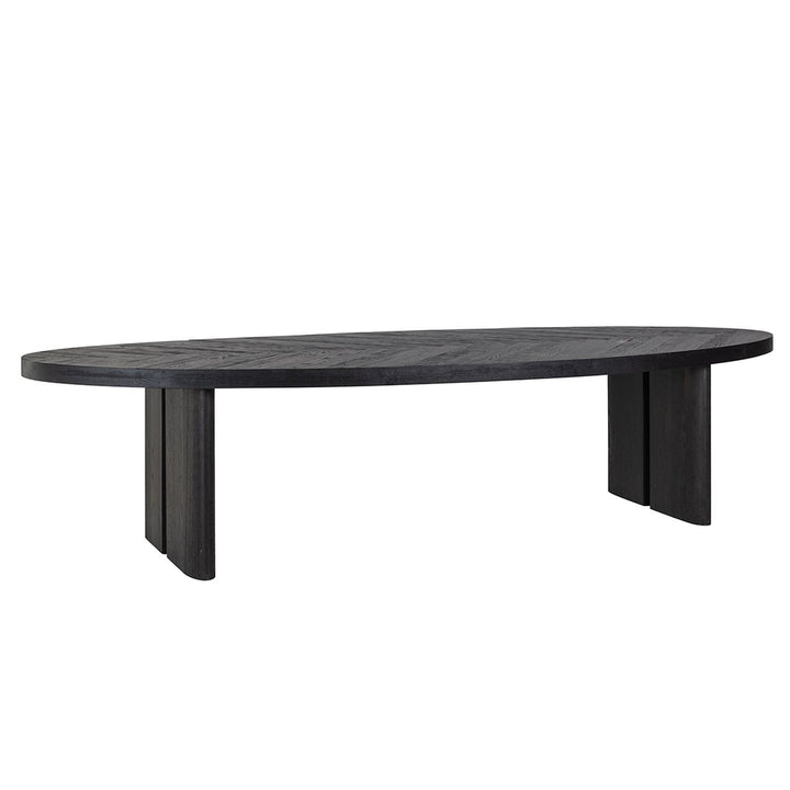 Dining table Lilly 330 oval (Dark coffee)