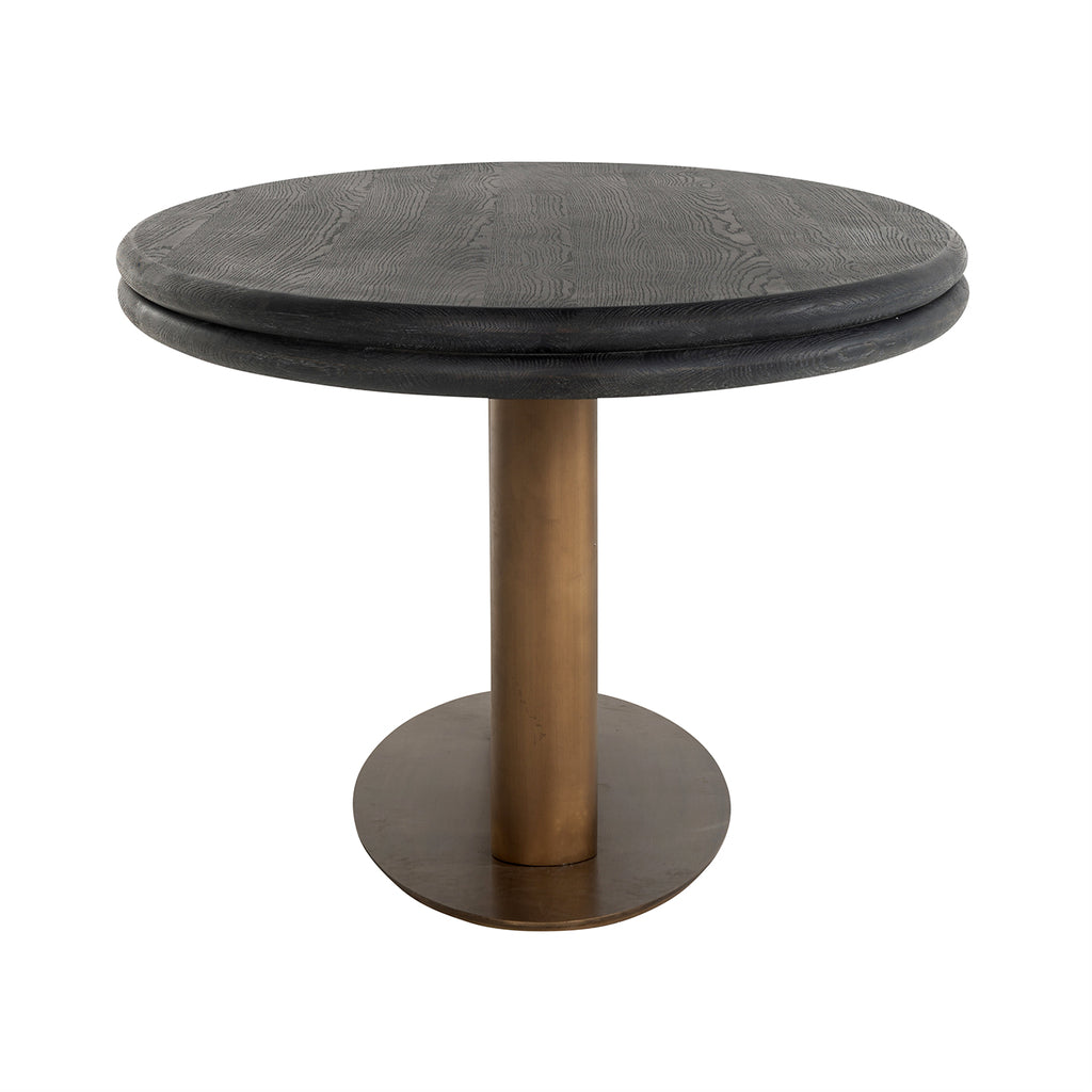Dining table Macaron oval 235 (Black rustic)