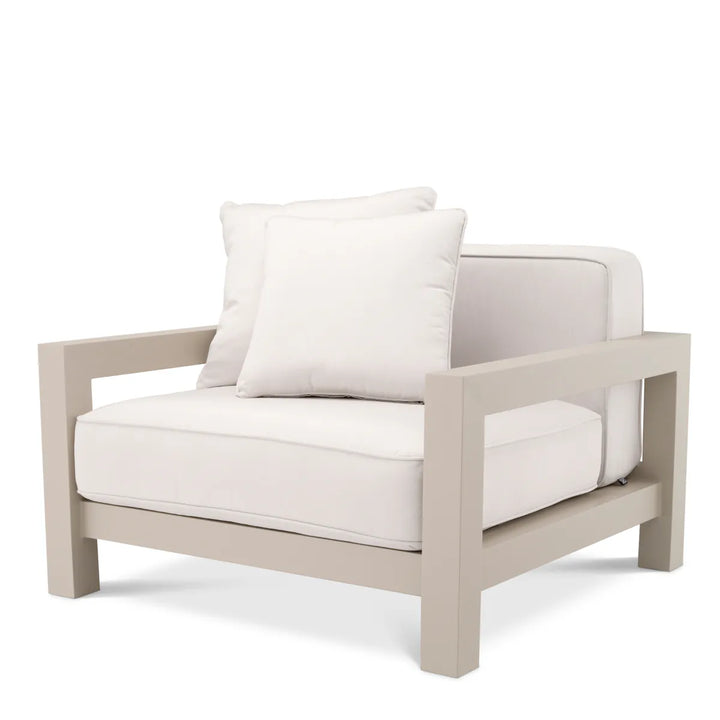 Eichholtz Outdoor Fauteuil Cap Antibes Sand Sunbrella Canvas