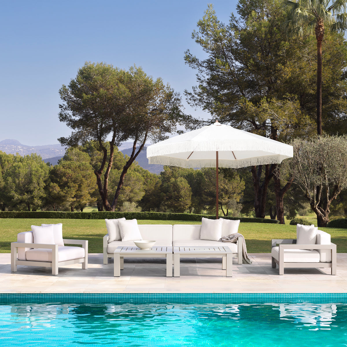 Eichholtz Outdoor Fauteuil Cap Antibes Sand Sunbrella Canvas