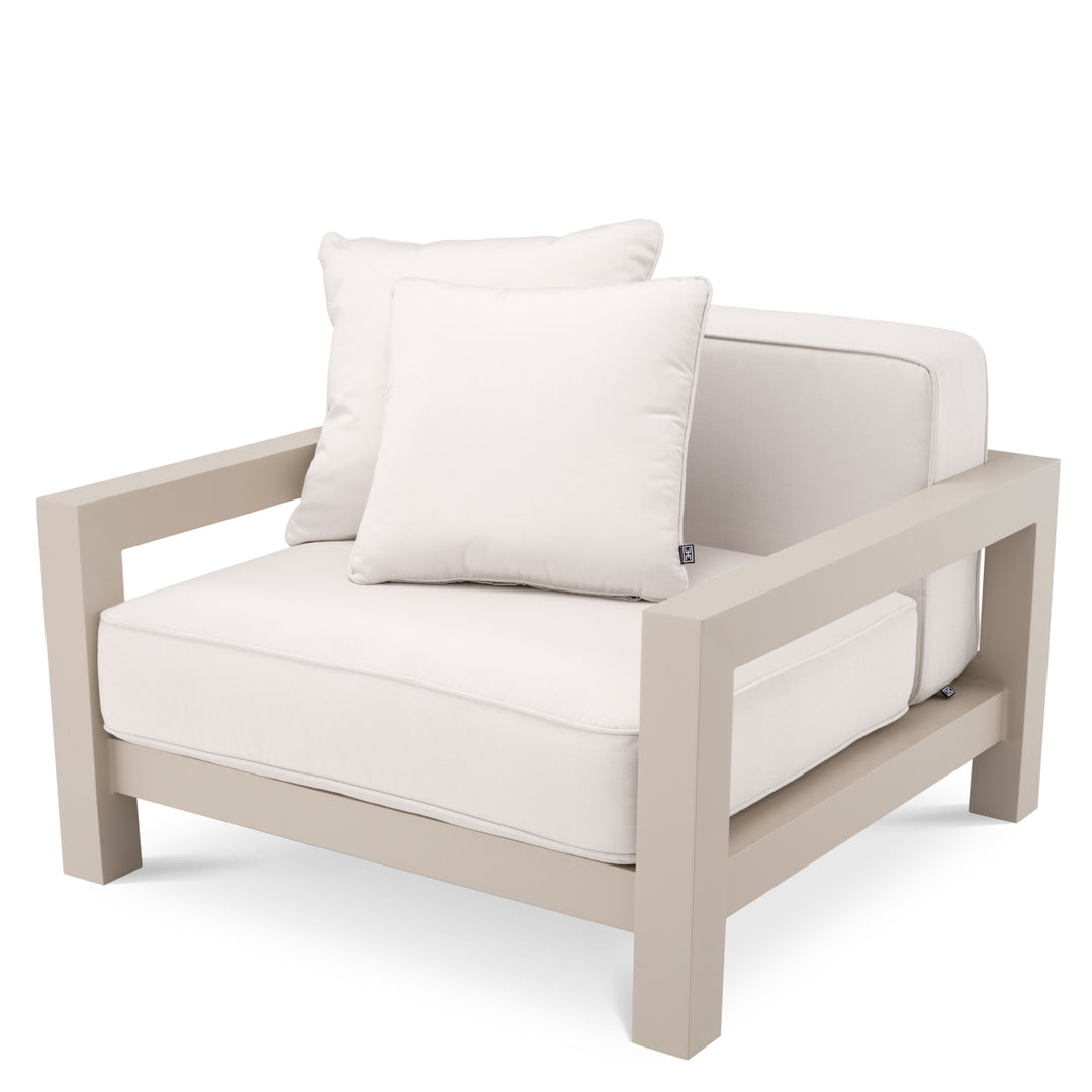 Eichholtz Outdoor Fauteuil Cap Antibes Sand Sunbrella Canvas