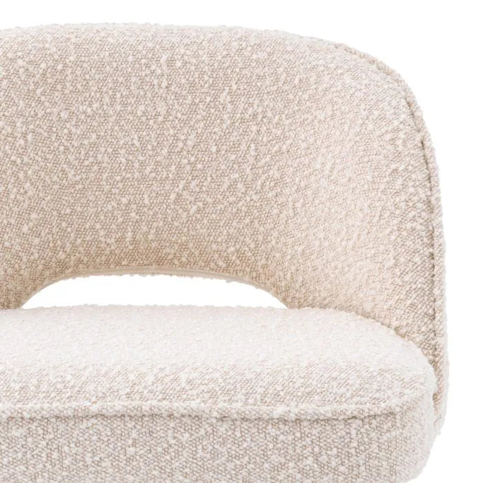 Eichholtz Counterstoel Cliff Bouclé Cream Set van 2