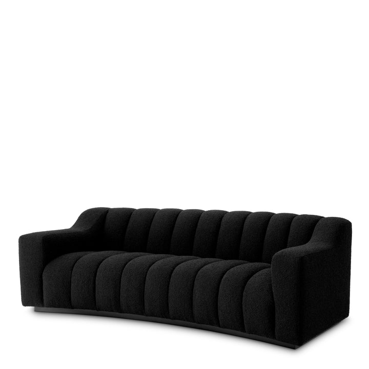 Eichholtz Bank Kelly S Bouclé Black