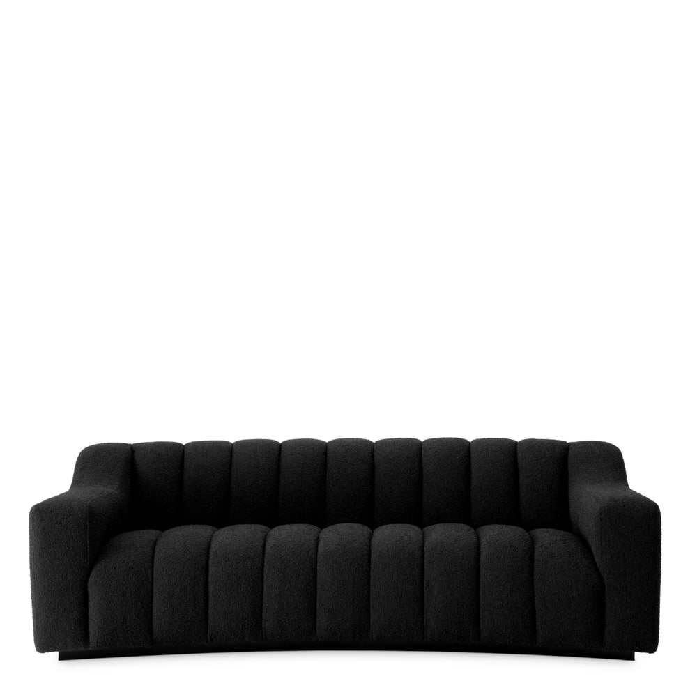 Eichholtz Bank Kelly S Bouclé Black