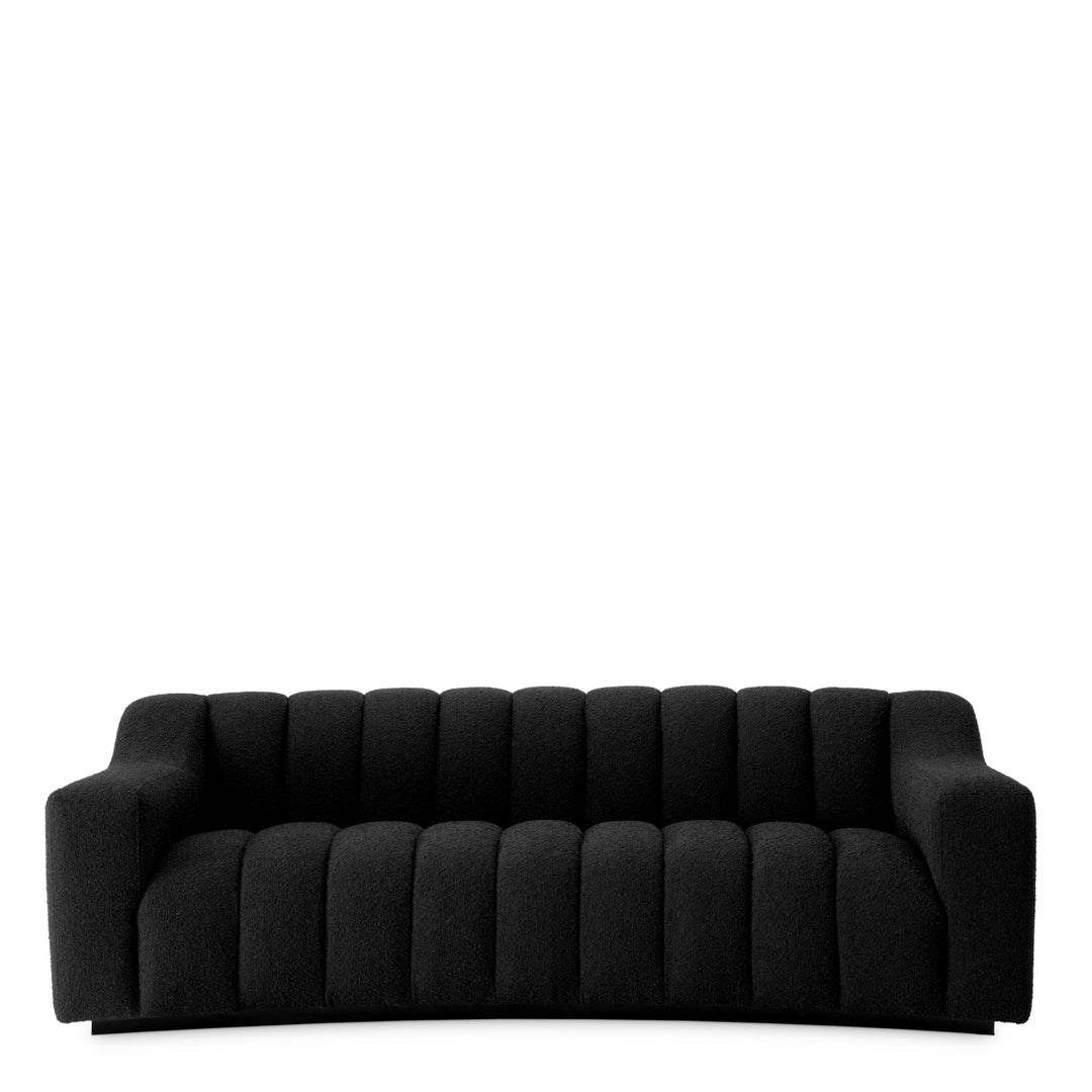Eichholtz Bank Kelly S Bouclé Black