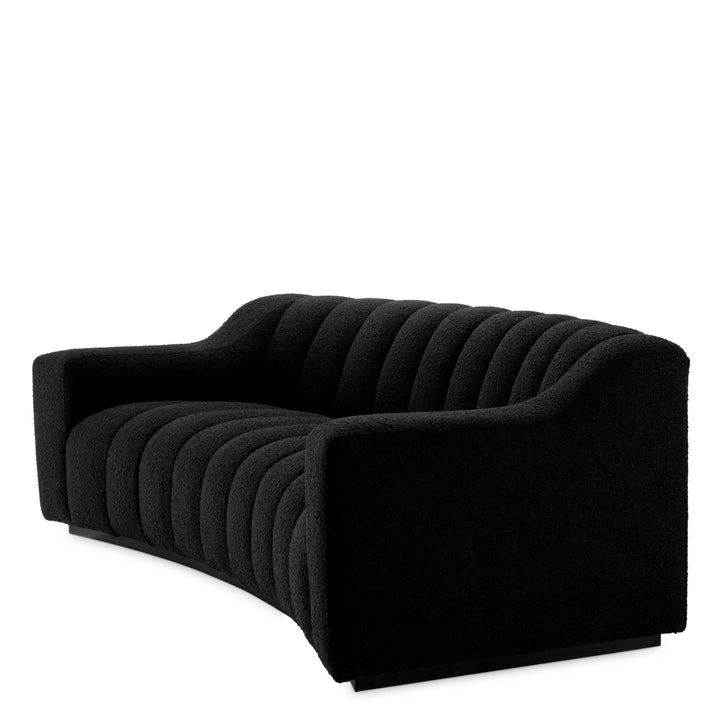 Eichholtz Bank Kelly S Bouclé Black