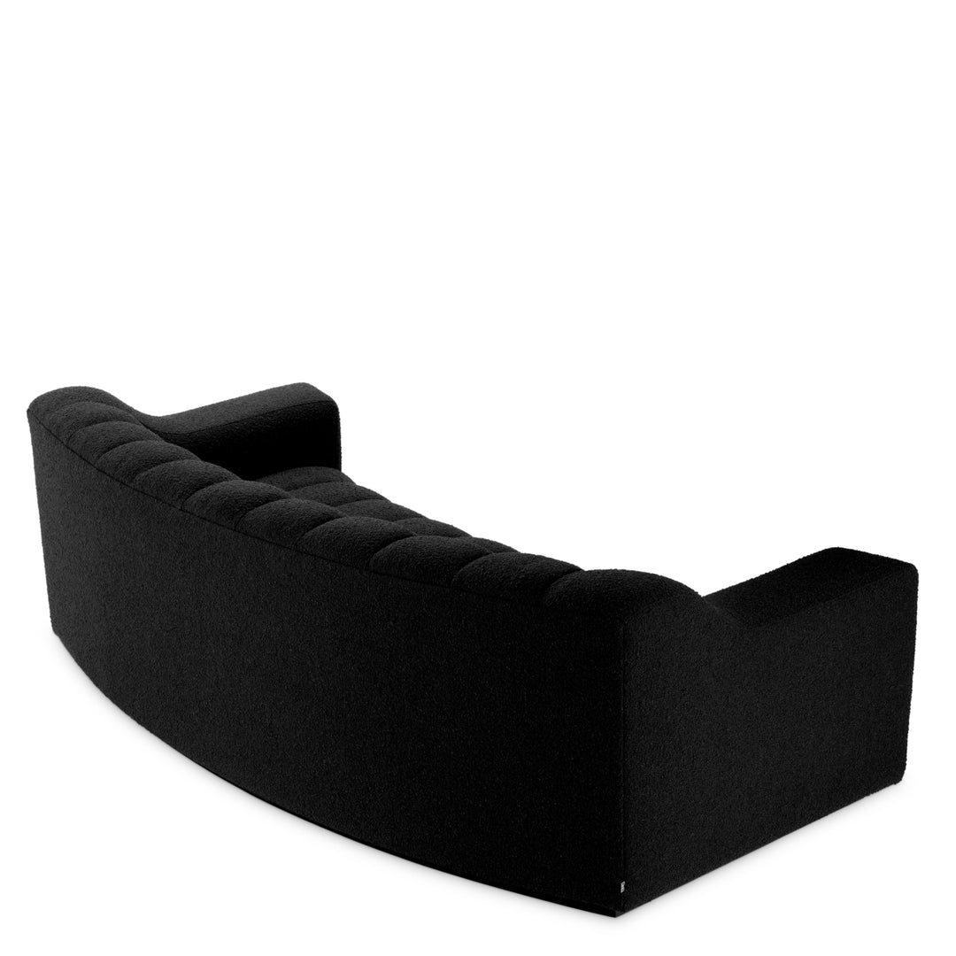 Eichholtz Bank Kelly S Bouclé Black