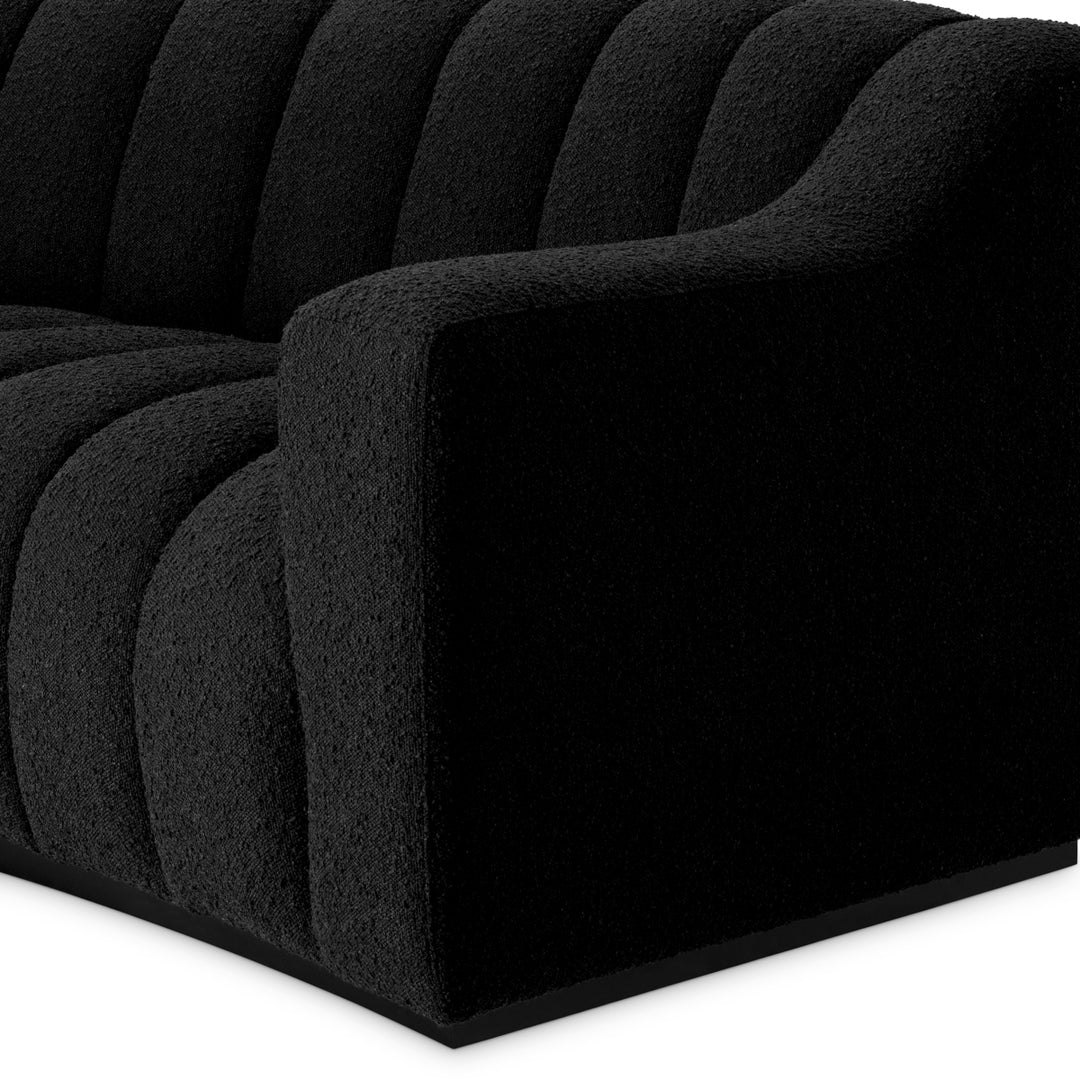 Eichholtz Bank Kelly S Bouclé Black