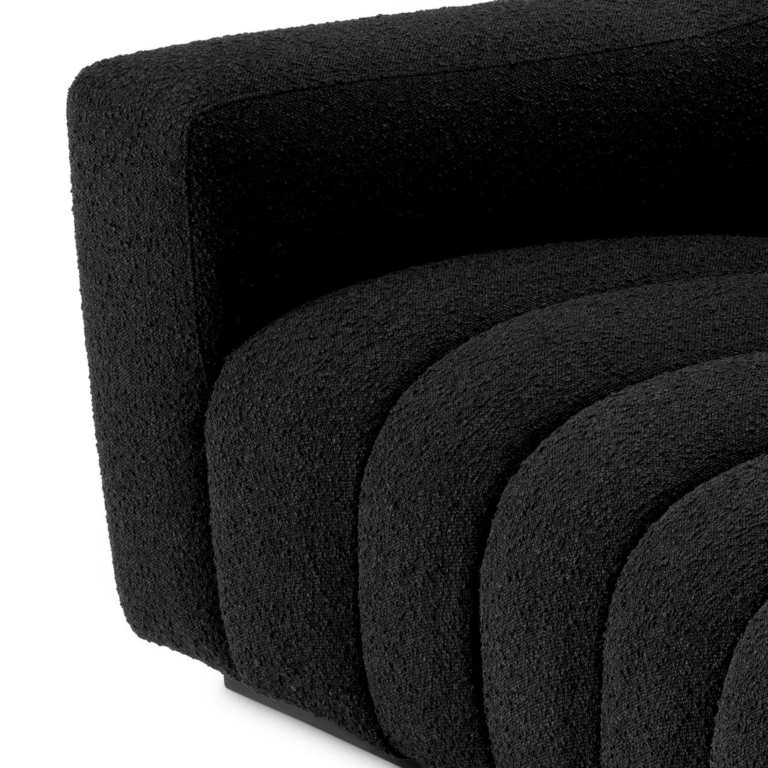 Eichholtz Bank Kelly S Bouclé Black