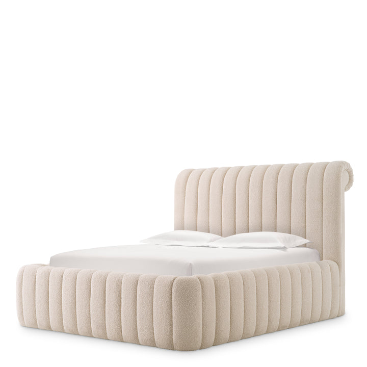 Eichholtz Bedframe Sycamore Bouclé Cream