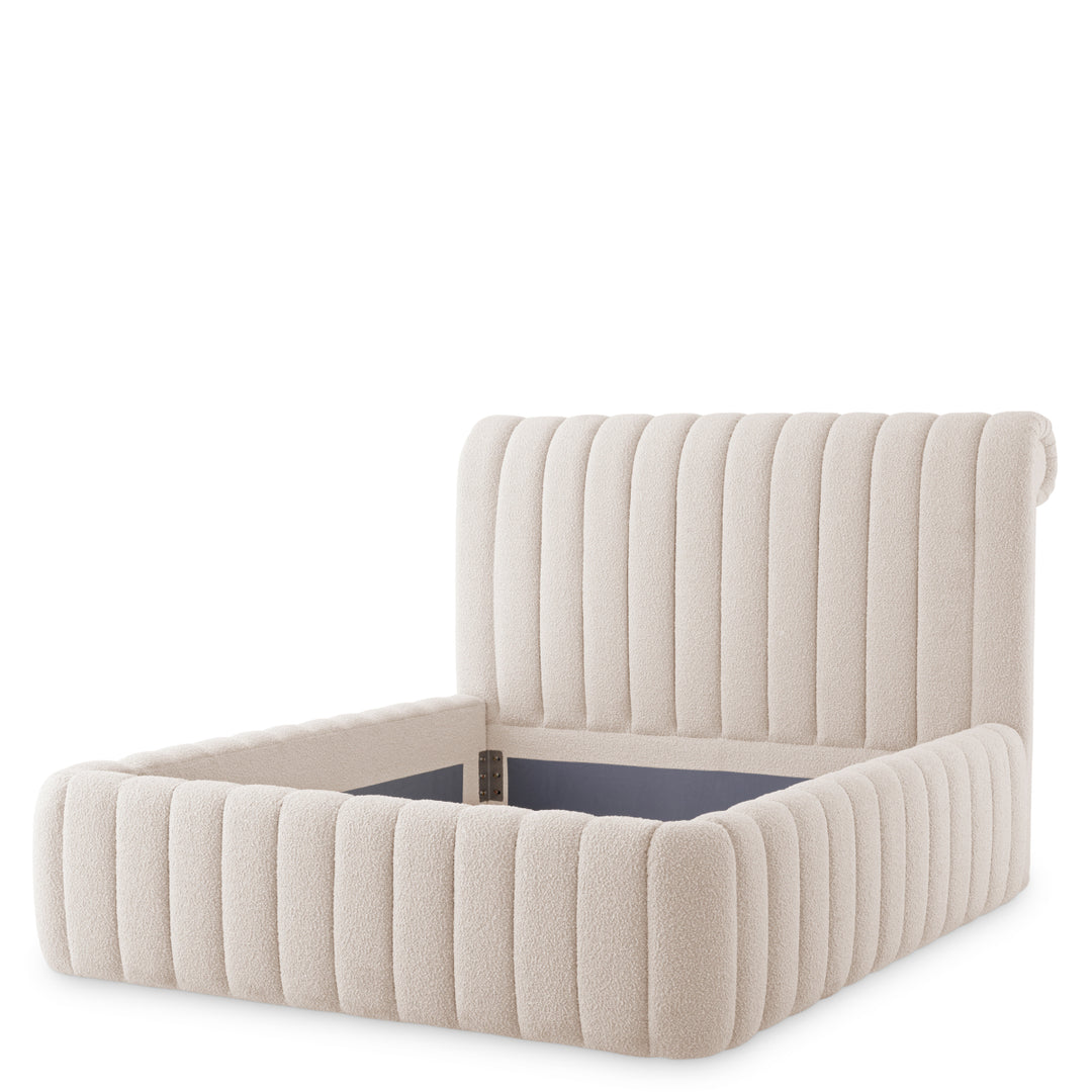 Eichholtz Bedframe Sycamore Bouclé Cream