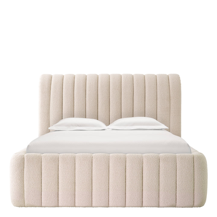 Eichholtz Bedframe Sycamore Bouclé Cream