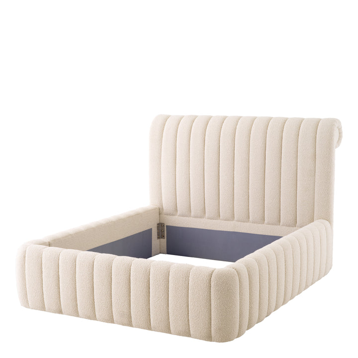 Eichholtz Bedframe Sycamore Bouclé Cream