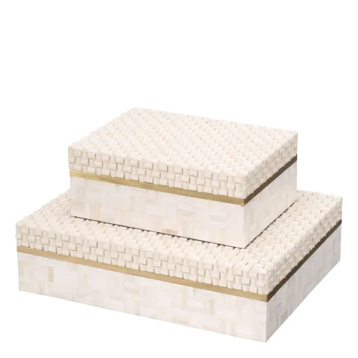 Eichholtz Decoratieve Box Seaside L Cream