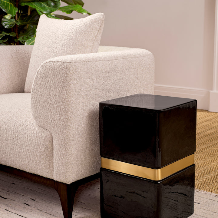 Eichholtz Fauteuil Brannan Bouclé Chalk White