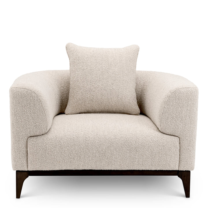 Eichholtz Fauteuil Brannan Bouclé Chalk White