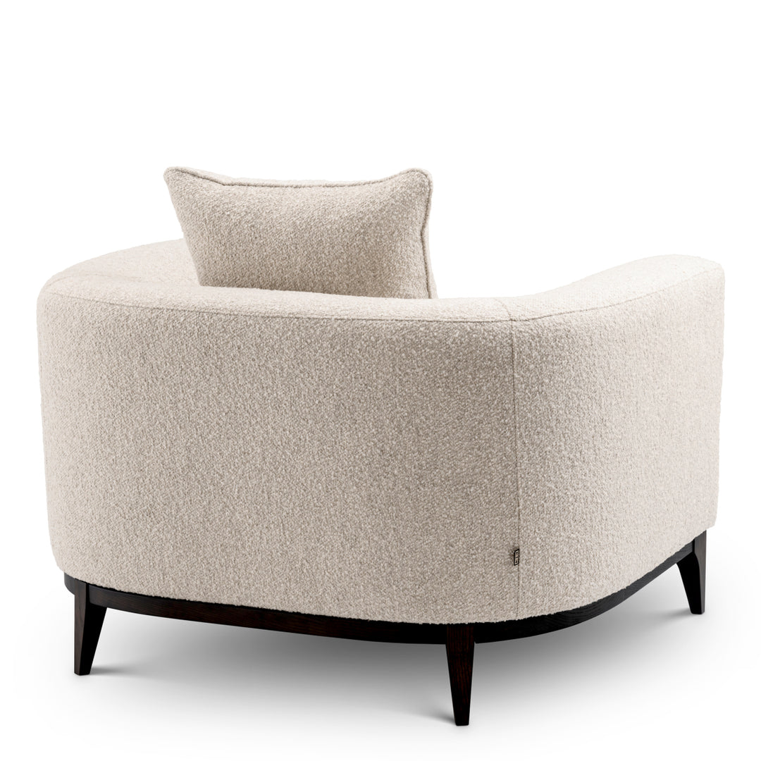 Eichholtz Fauteuil Brannan Bouclé Chalk White