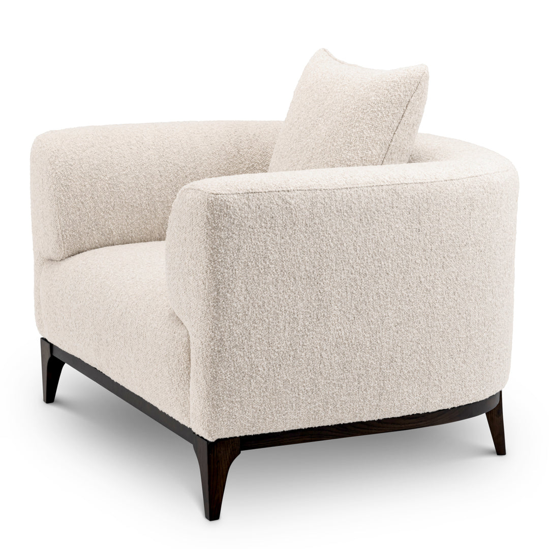 Eichholtz Fauteuil Brannan Bouclé Chalk White