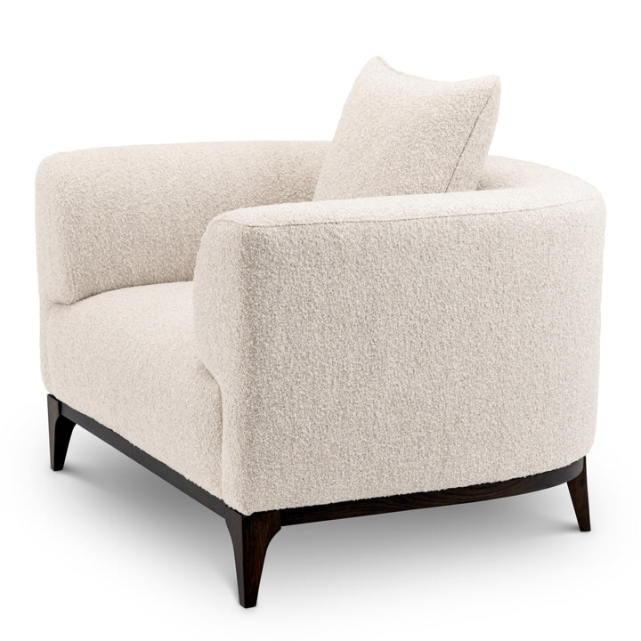 Eichholtz Fauteuil Brannan Bouclé Chalk White