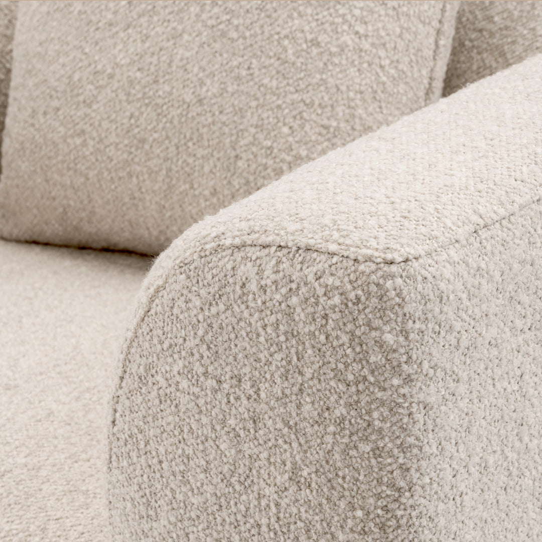 Eichholtz Fauteuil Brannan Bouclé Chalk White