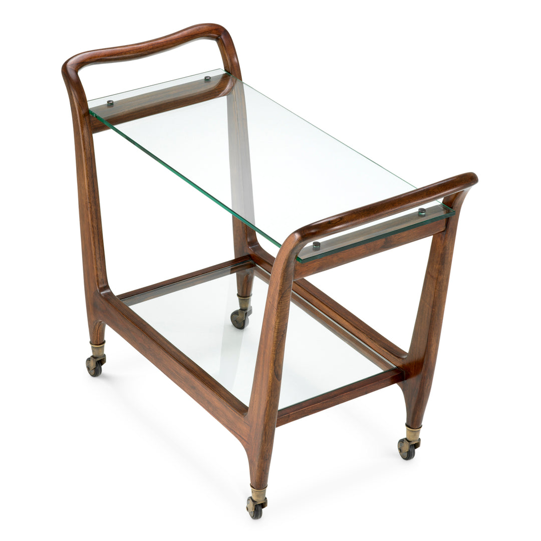 Eichholtz Trolley Julianne Classic Brown Clear Glass