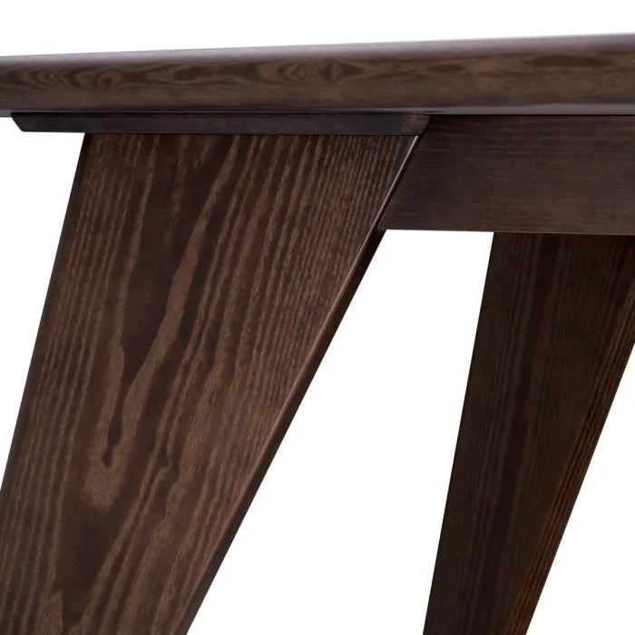 Eichholtz Eettafel Langford Dark Ash 240 cm