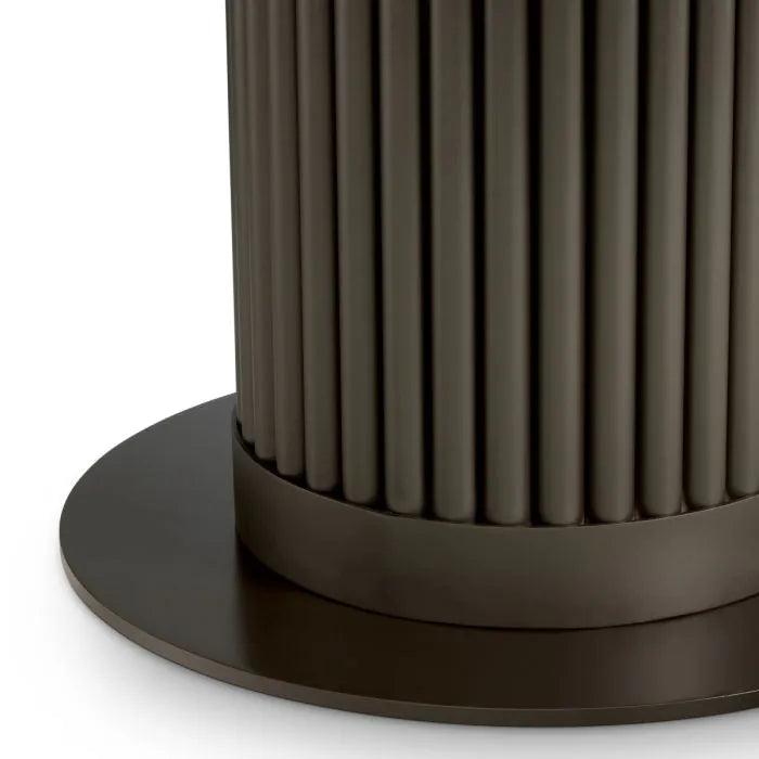 Eichholtz Outdoor Salontafel Volterra Round Bronze Grey Ceramic