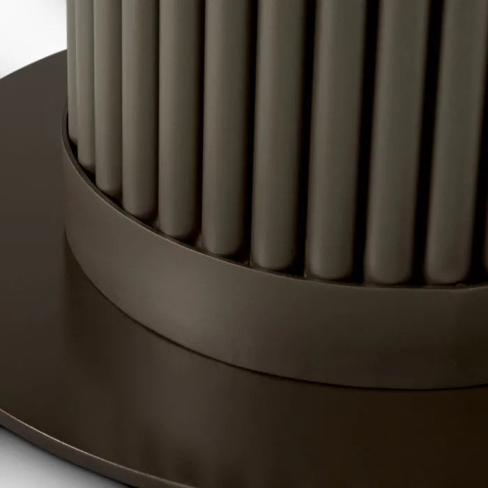 Eichholtz Outdoor Salontafel Volterra Round Bronze Grey Ceramic