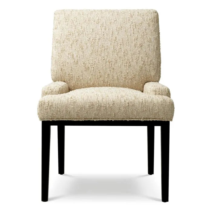Eichholtz Eetkamerstoel Bromley Arden Natural met Armleuning