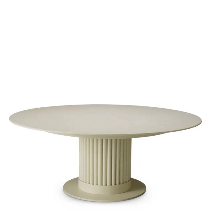 Eichholtz Outdoor Salontafel Volterra Round Sand Cream Ceramic