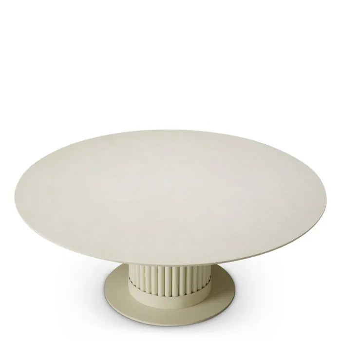 Eichholtz Outdoor Salontafel Volterra Round Sand Cream Ceramic