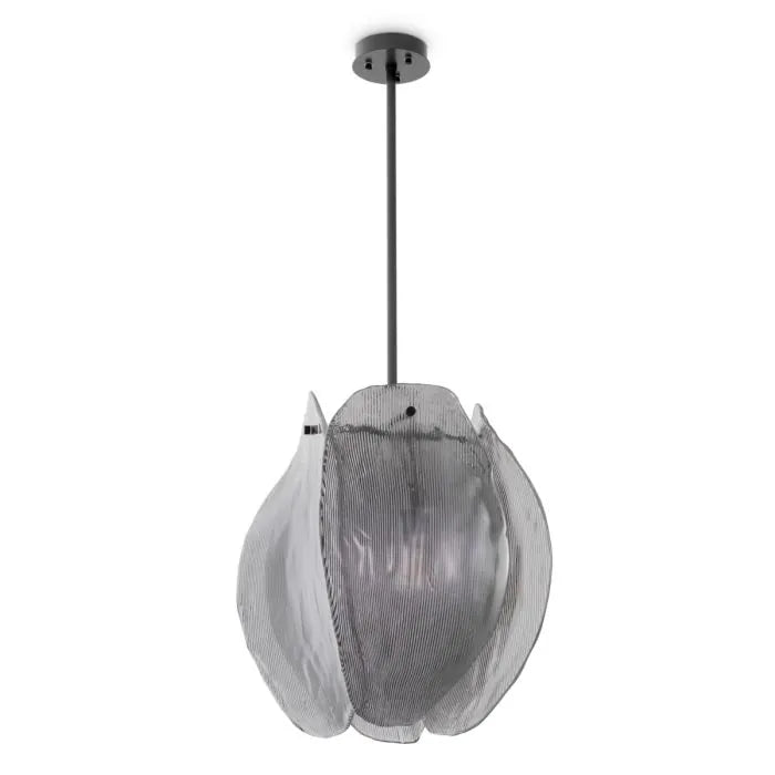 Eichholtz Kroonluchter Hibis Bronze Smoke Glass